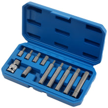 Load image into Gallery viewer, 11 Stuks 12-Point Spline Bit Socket Set geschikt voor BMW Audi VW Mercedes 1/2 CRV 30/75mm