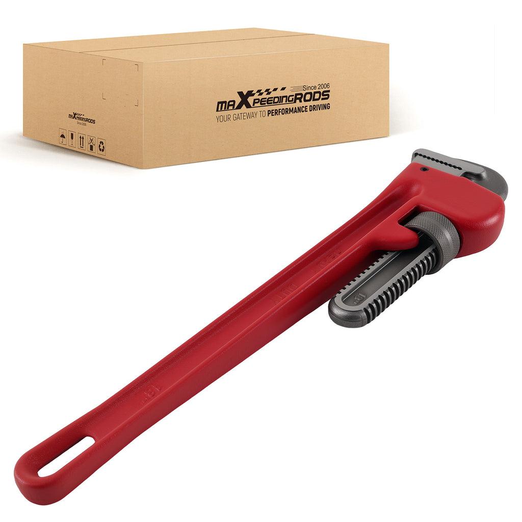 18 Inch CRV Pipe Wrench Heavy Duty Drop Forged Steel Stilson 450mm Wrench