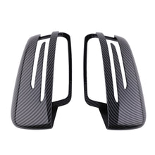 Load image into Gallery viewer, Carbon Fiber Black Wing Mirror Cover Caps compatible with Mercedes W204 C207 W212 W176
