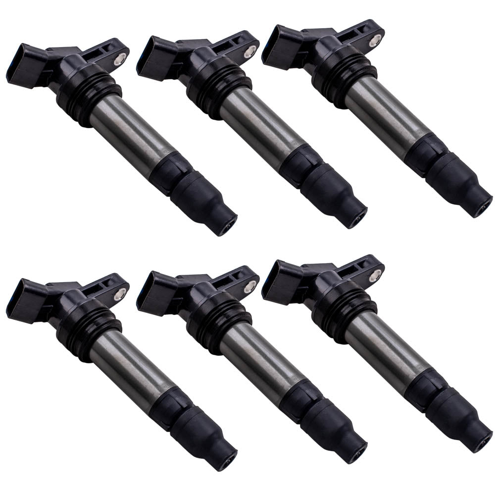 6 pcs Ignition Coil compatible for Volvo S60 S80 V70 XC60 XC70 compatible for Land Rover LR2 3.2L L6