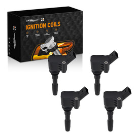 4-stuk Bobine geschikt voor Skoda Rapid Spaceback Citigo 1.0-1.4 TSI UF779