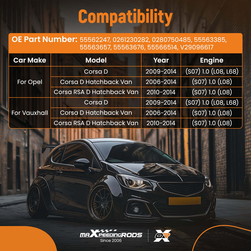 Inlet Intake Manifold compatible for Vauxhall Opel Corsa D 1.0 (L08, L68) 998 2009-2014