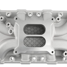Load image into Gallery viewer, Dual Plane Satin Aluminum Intake Manifold compatible for Ford Small Block SBF 260 289 302