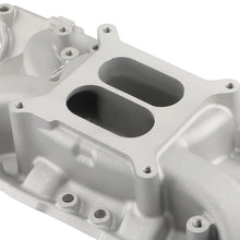 Load image into Gallery viewer, Dual Plane Satin Aluminum Intake Manifold compatible for Ford Small Block SBF 260 289 302