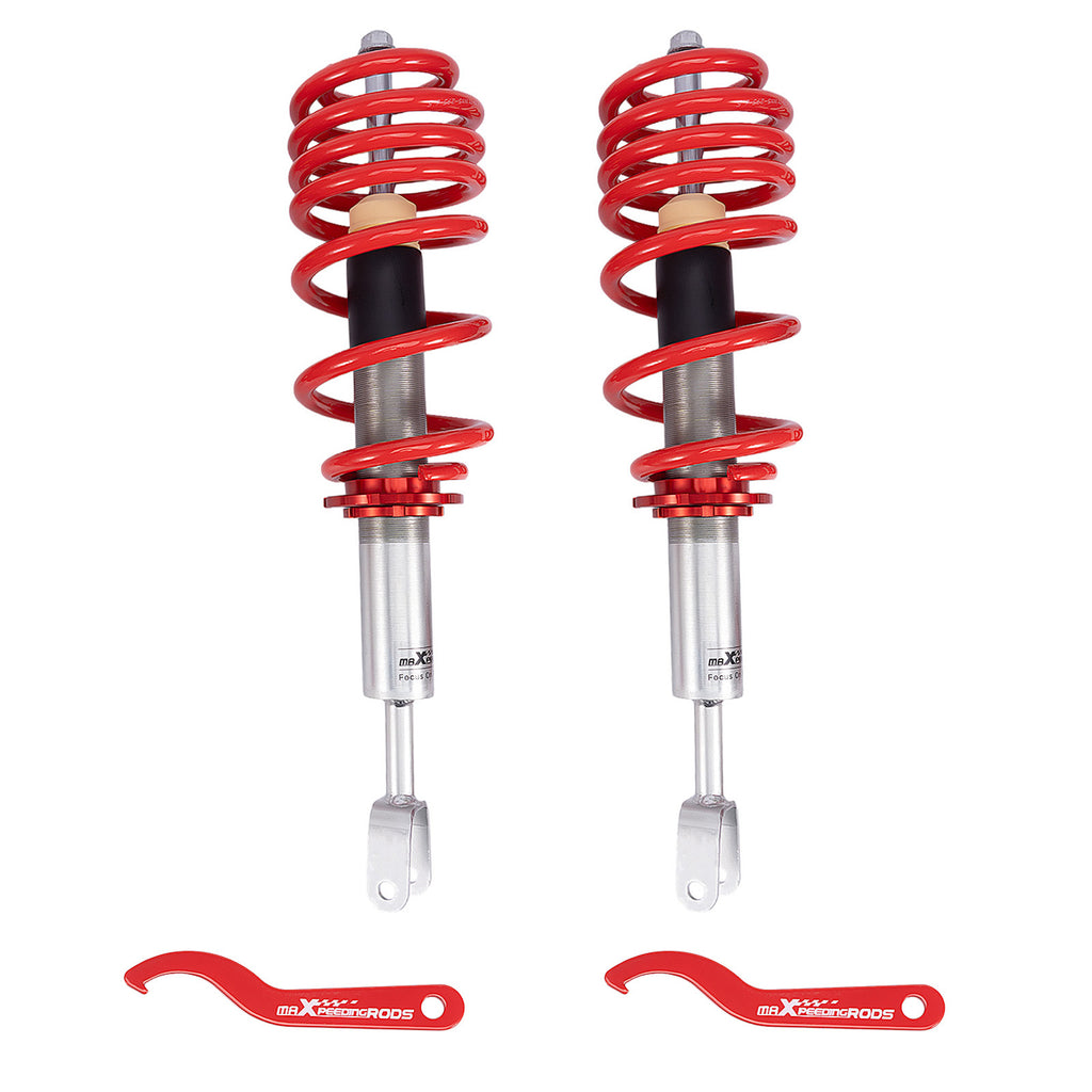 Front coilover kits compatible with AUDI A4 Saloon compatible with FWD 1.6-3.2 +T/TFSI/FSI/TDI B7 2004-07