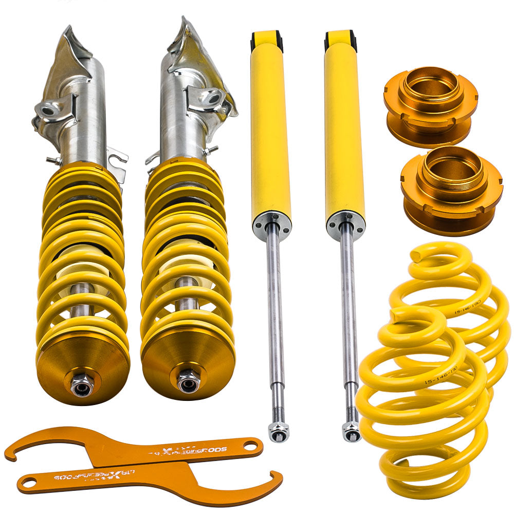 Amortiguadores ajustables Coilover compatible for BMW E36 3-Series Sedan Suspension 90-99
