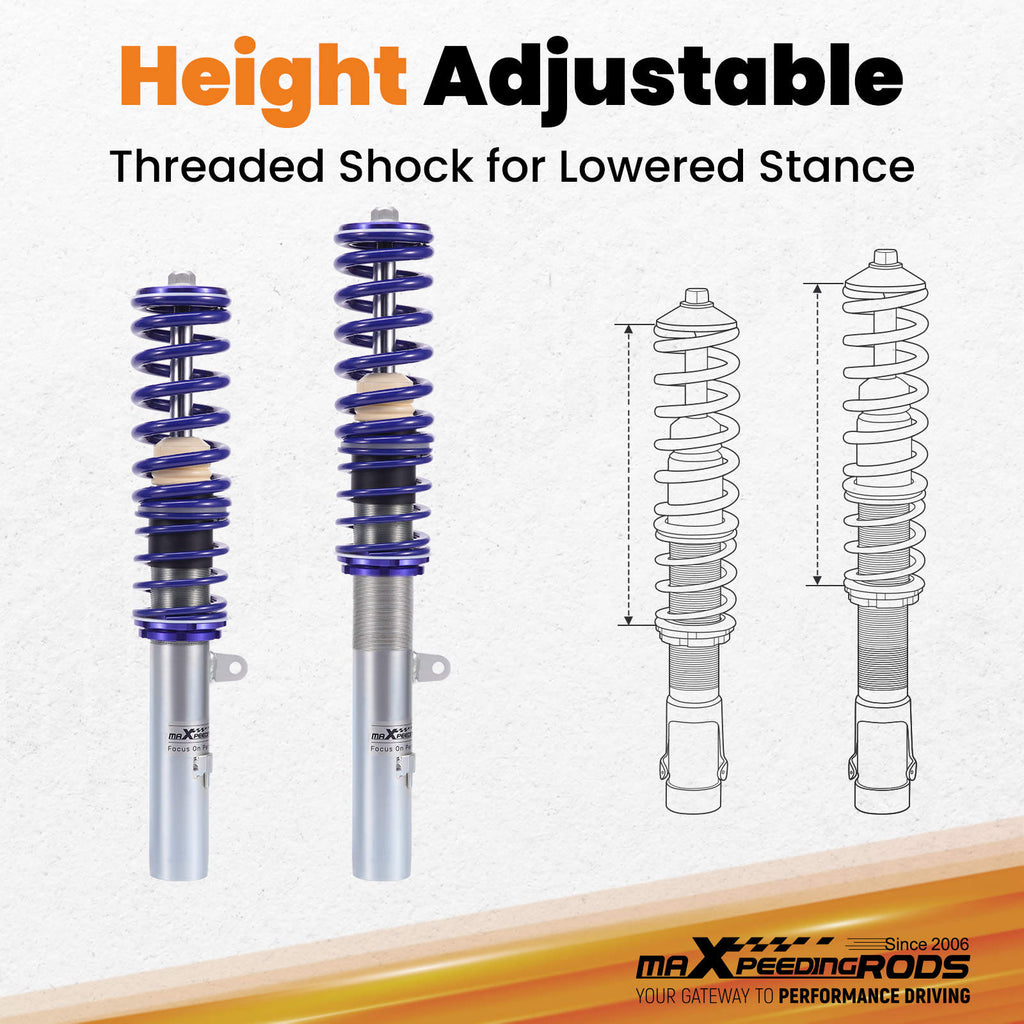 Coilover Suspension Kit compatible for BMW 1 Series E87 2004-2012 E81 Hatchback 116 118 120