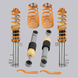 Schroefset Sport Suspension geschikt voor Fiat 500 geschikt voor Abarth Ford Ka Mk2 Panda 2008-2016