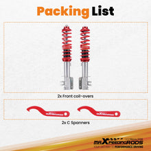Load image into Gallery viewer, Maxpeedingrods Adjustable Front Coilovers Lowering Coils compatible for FIAT 500 2008-2019