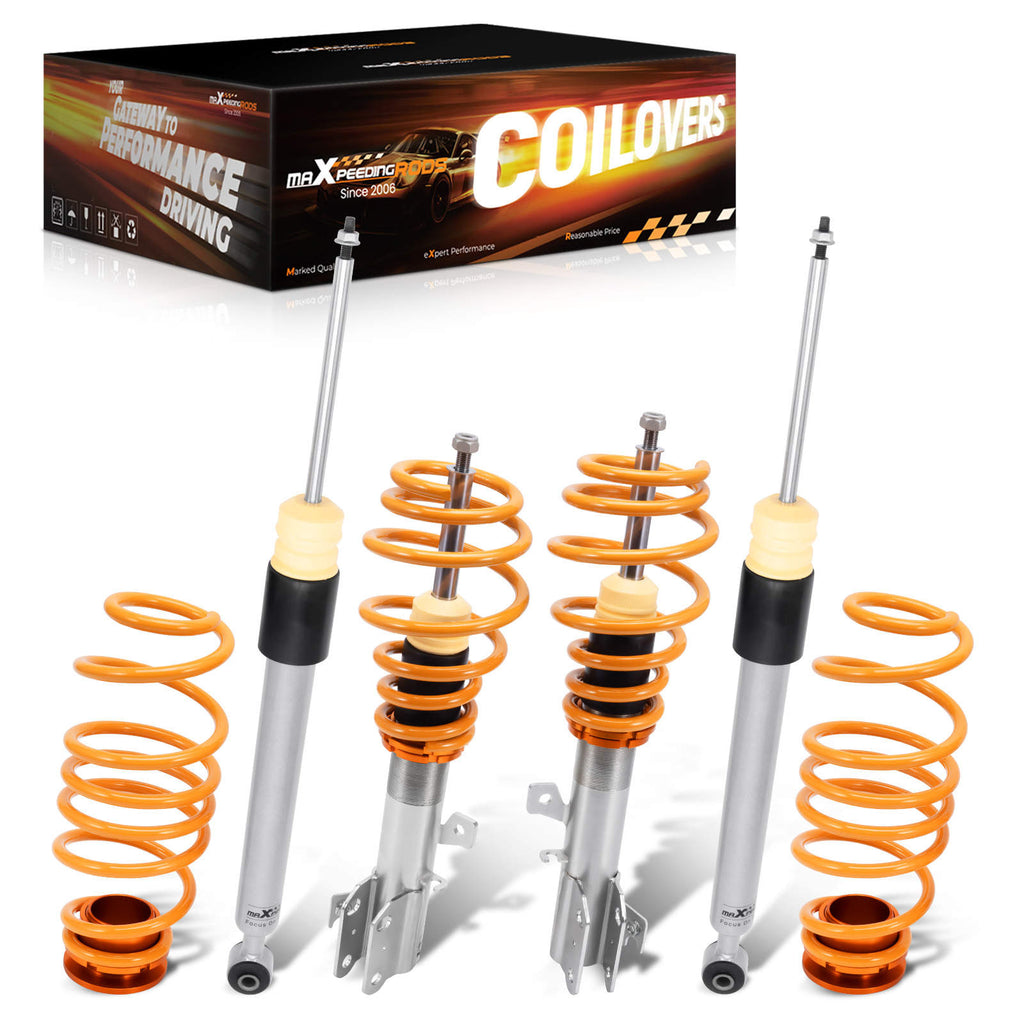 maXpeedingrods Coilovers compatible for Ford Fiesta Mk7 1.0 1.25 1.4 1.5 1.6 TDCi 2008-2017