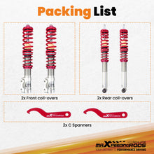 Load image into Gallery viewer, Compatible for Volkswagen VW Golf MK2 MK3 16V JETTA Suspension Street 1984-2002 Coilovers Lowering Kit