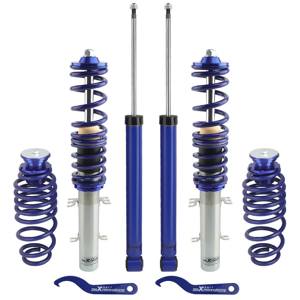 Coilovers Suspensión roscada compatible for Seat Leon 1M1 1999-2006 compatible for Cupra & 1.6 1.8 1.9