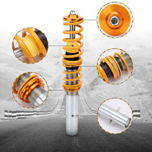Load image into Gallery viewer, Compatible with SEAT LEON (1M1) Compatible with FWD 1999-2006 Coilovers Adjustable Suspension Shock Absorber Kit Lowering Kit