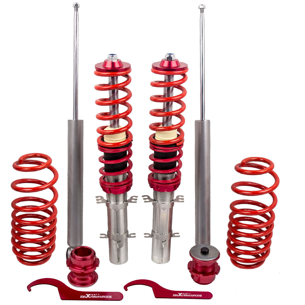 Geschikt voor VW Golf Mk4 Iv 1.8t 1.9tdi - Suspension Lowering Springs Kit Coilovers