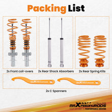 Load image into Gallery viewer, Suspension compatible for Volkswagen Polo MK4 9N /Compatible for SKODA FABIA MK1 Coilovers Absorber Shock Lowering Kit