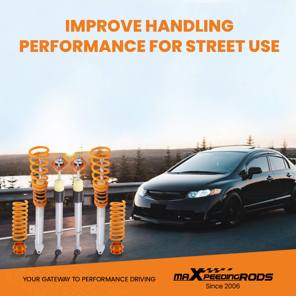 Coilover Shocks Kit Compatible with Chrysler 300C 5.7L Compatible with V8 RWD, Sedan 2005-2010 Lowering Kit