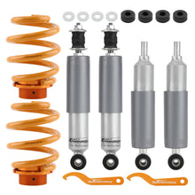 Load image into Gallery viewer, schroefset compatibel met VW T4 ADJUSTABLE ophanging LOWERING KIT...