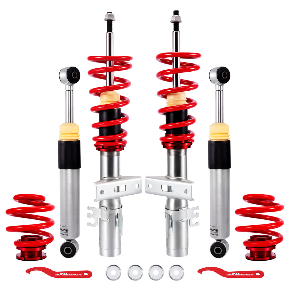 Street Coilovers geschikt voor VW Transporter T6 T6.1 Van T26 T28 T30 2015-2024 2.0 TDI