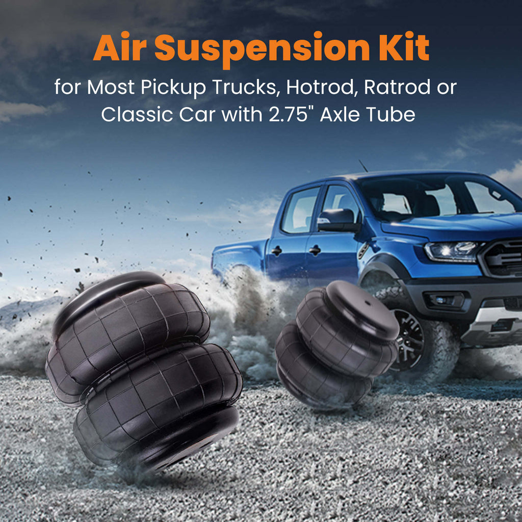 4 Link Kit Brackets 2500 Lbs. Air Ride Suspension 2.75 Triangulated Tube Mounts