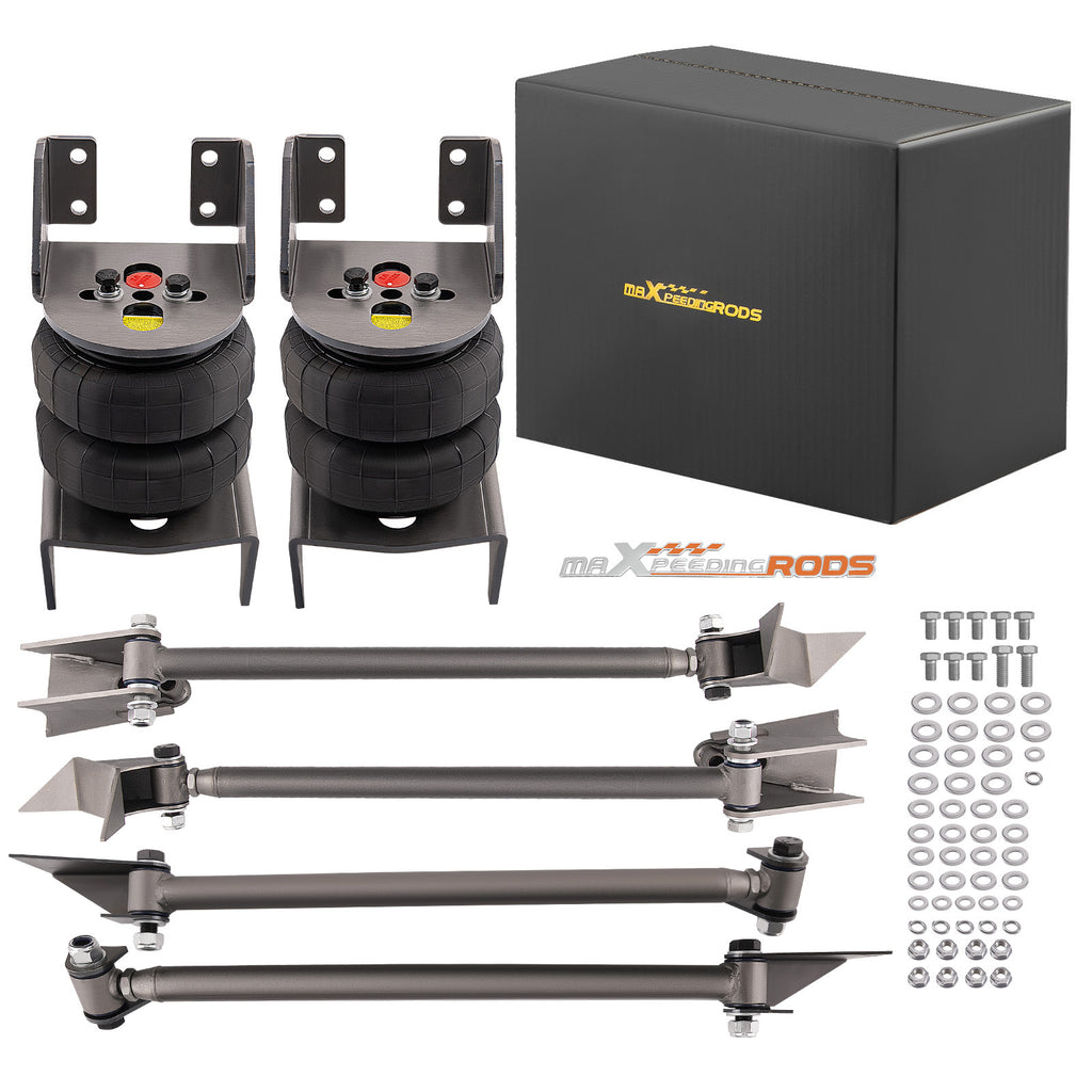 Weld On Triangulated Air Ride Mount Bracket 2.75 Axle 2500LBS Air Spring 4 Link