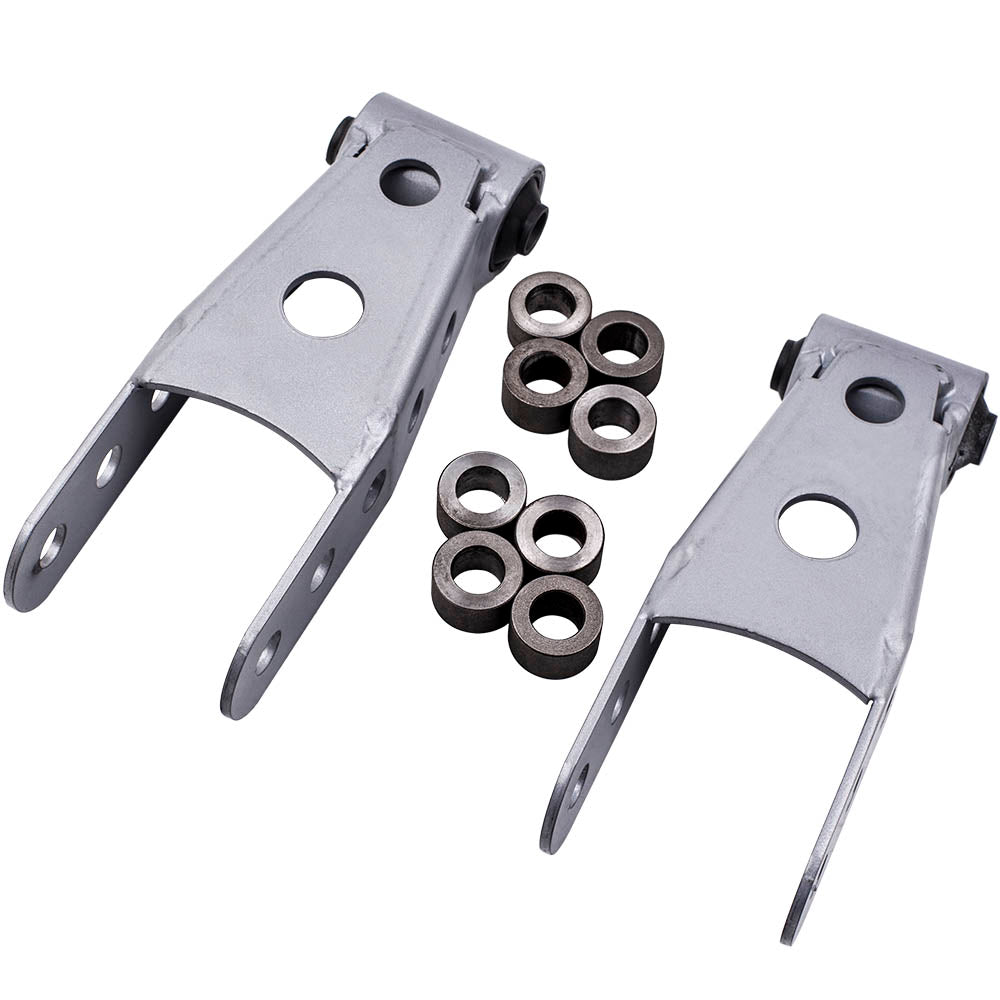 Rear 2 inch-3 inch inch Lowering Drop Shackles Kit geschikt voor Chevy Silverado 1500 LS Crew Cab