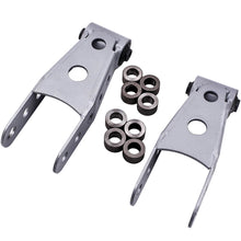 Load image into Gallery viewer, Rear 2 inch-3 inch inch Lowering Drop Shackles Kit geschikt voor Chevy Silverado 1500 LS Crew Cab