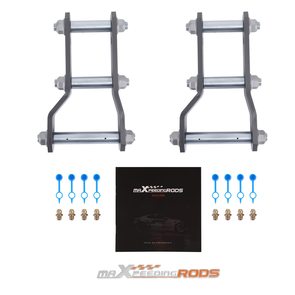 2x Hinten Schäkel Suspension Lift Kit 2 Zoll compatible for Ford Ranger Mazda BT50 Bj. 2011
