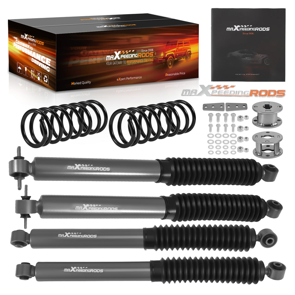 2 Inch Front Rear Lift geschikt voor Land Rover Discovery 2 1998-2004 Shock Absorber Kit