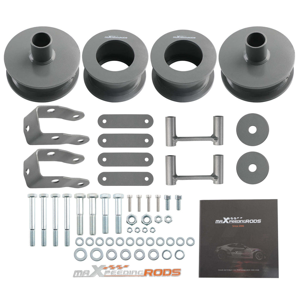 2.5 Front to Rear Leveling Lift Kit Set Extender compatible with Jeep Wrangler JK 2007-2018
