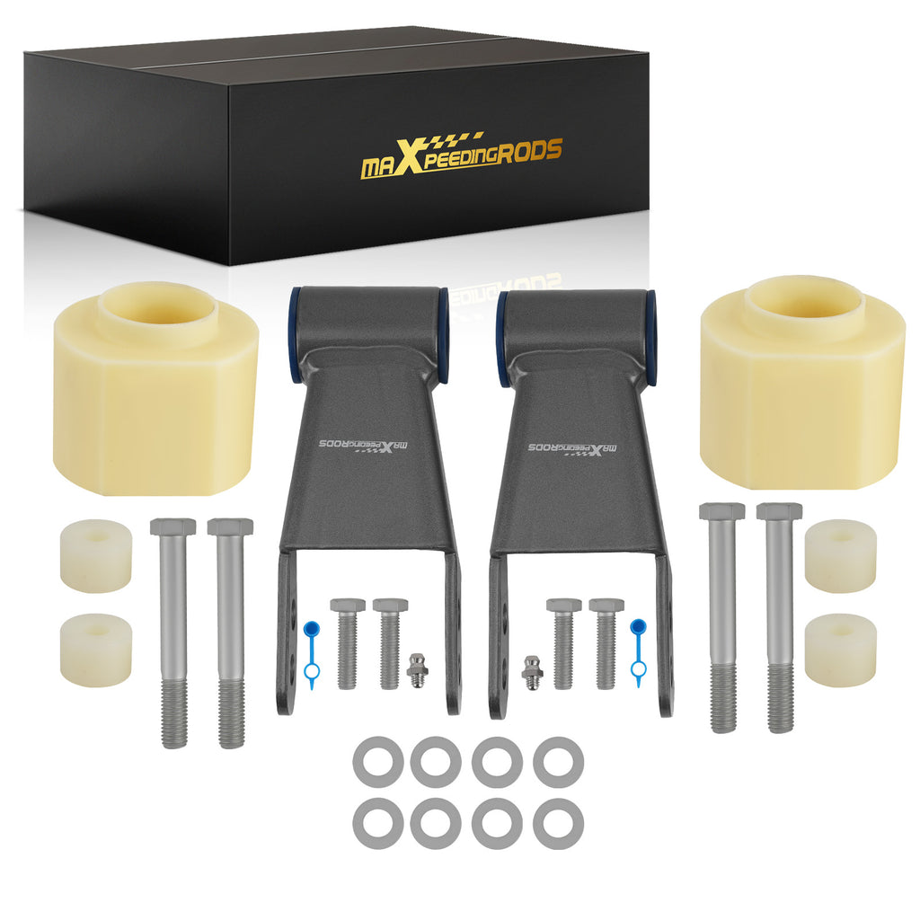 Vorne 3 Hinten 2 Level Lift Kits Abstandshalter compatible for Jeep Cherokee XJ 1984–01