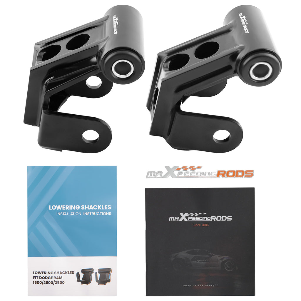 2 Tieferlegung Satz compatible for Dodge Ram 1500 2500 3500 Pickup 03-13 BELOW hanger