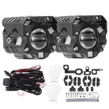 Load image into Gallery viewer, 80W Auxiliary Fog Lights 12V for Motorcycle Pickup Truck ATV IP67 Rated