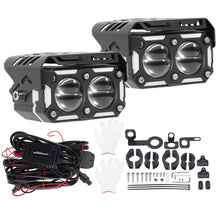 Load image into Gallery viewer, 80W Auxiliary Fog Lights 12V for Motorcycle ATV SUV Off-Road 6000K IP67