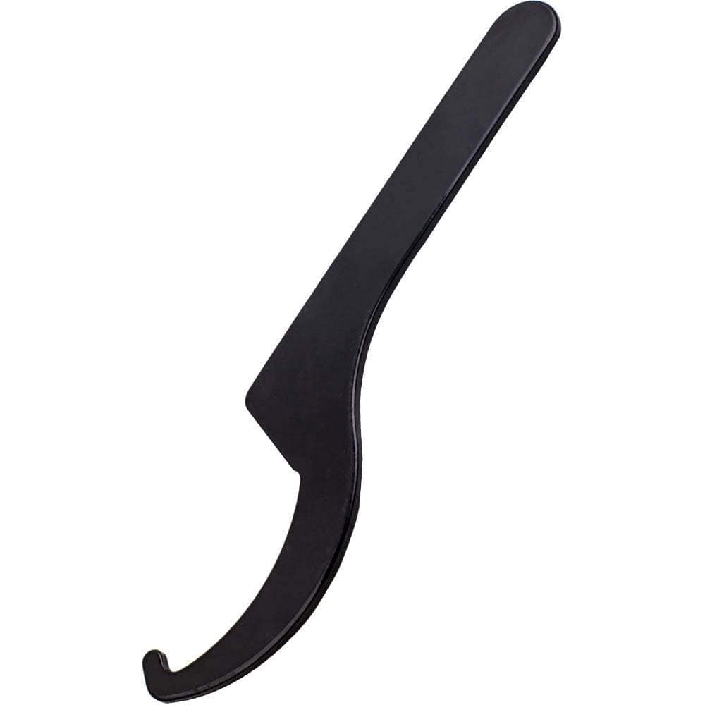 2x Steel adjustable spanner wrench for performance coilover kits black