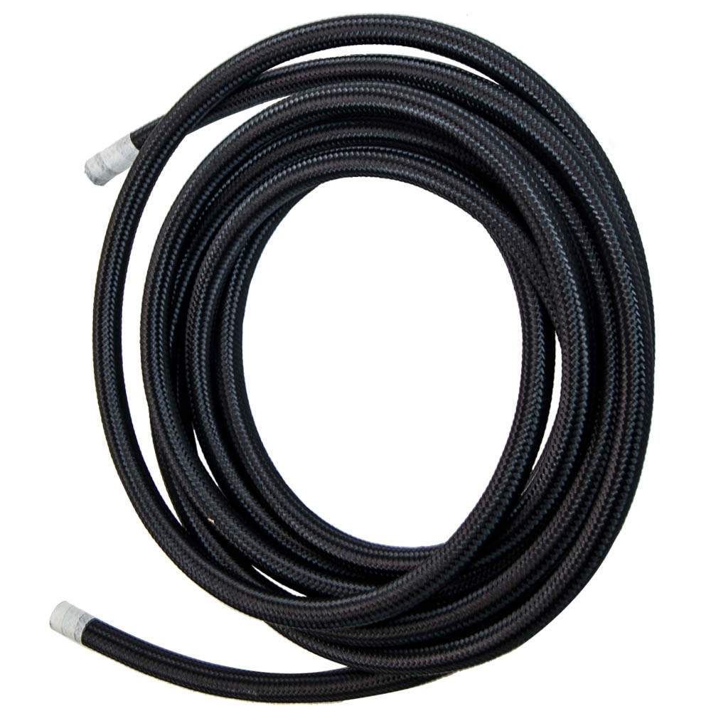 AN6-6AN Nylon Steel Braided Oil Fuel Line Hose End Adapter Fittings