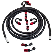 Load image into Gallery viewer, 16.4FT AN-6 Stainless Steel Braided Fuel/Oil/Gas Hose with Hose Line Fitting End