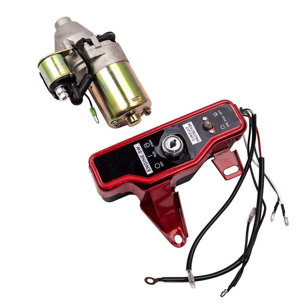 Electric Start Starter FlyWheel Switch Charging Coil Kit for Honda GX160 GX200