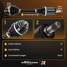 Load image into Gallery viewer, Driveshaft for left suitable for BMW 5 F10 F11 6 F06 F12 F13 xDrive 3160759304