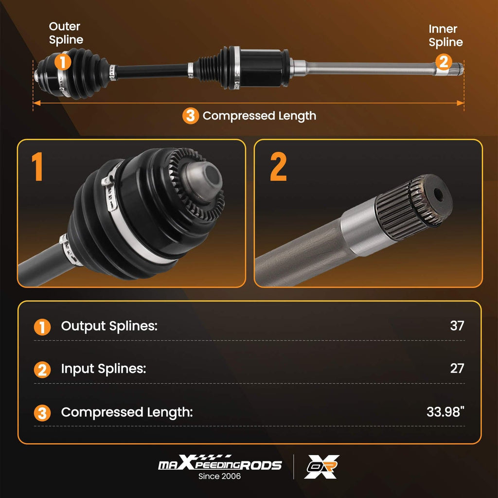 Driveshaft Cardan Shaft for right suitable for BMW 5 Series F10 F11 6 F06 F12 F13 xDrive