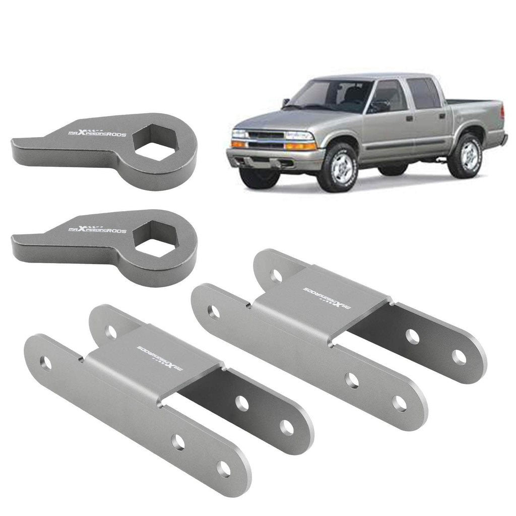 1-3" Lift Kit Torsion Keys + 2 Shackles for Chevrolet S10 Blazer for GMC S