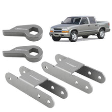 Load image into Gallery viewer, 1-3" Lift Kit Torsion Keys + 2 Shackles for Chevrolet S10 Blazer for GMC S