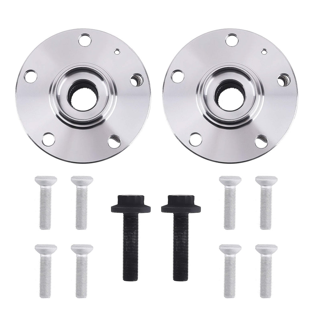 2x Wheel Hub Wheel Bearing Kit front suitable for Audi A1 8x A3 8P suitable for VW Golf 5 1K Passat Superb 2