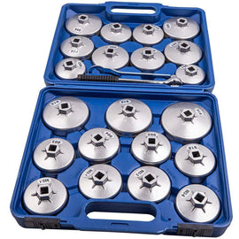 Oil Filter Wrench Socket Housing Removal Gereedschap Cup Type 23 stuks voor Universal Car