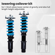Load image into Gallery viewer, Schroefsets/Threaded suspension geschikt voor BMW 3 Serie E46 330ci 325ci 323ci 320cd 330cd
