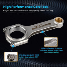 Load image into Gallery viewer, 4x drijfstangen + ARP bolt geschikt voor Honda Prelude Accord H22 H22A H22A1 DOHC 2.2