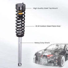 Load image into Gallery viewer, 2 stuks achter Air to Coil Spring Schokdempers geschikt voor Mercedes W220 S Klasse 01-06