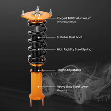 Load image into Gallery viewer, Voorzijde geschikt voor Lincoln Mark VIII 93-98 Veerpoten Coil Spring Conversion Kit Schokdemper