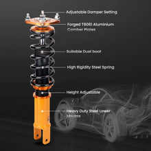Load image into Gallery viewer, Verstelbare Schroefset Suspension Geschikt voor Mitsubishi Lancer Evolution VII (EVO 7) CT9A 2001-2003