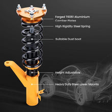 Load image into Gallery viewer, 4 stuks Verstelbare Schokdemper Suspension SHOCK geschikt voor Honda EM SE TE Schroefsets Kit
