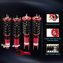 Load image into Gallery viewer, Schroefset suspension geschikt voor Honda Civic Hatchback EG year 91-95, damping verstelbare, red